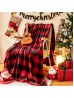 Double Sided Holiday Flannel Blanket